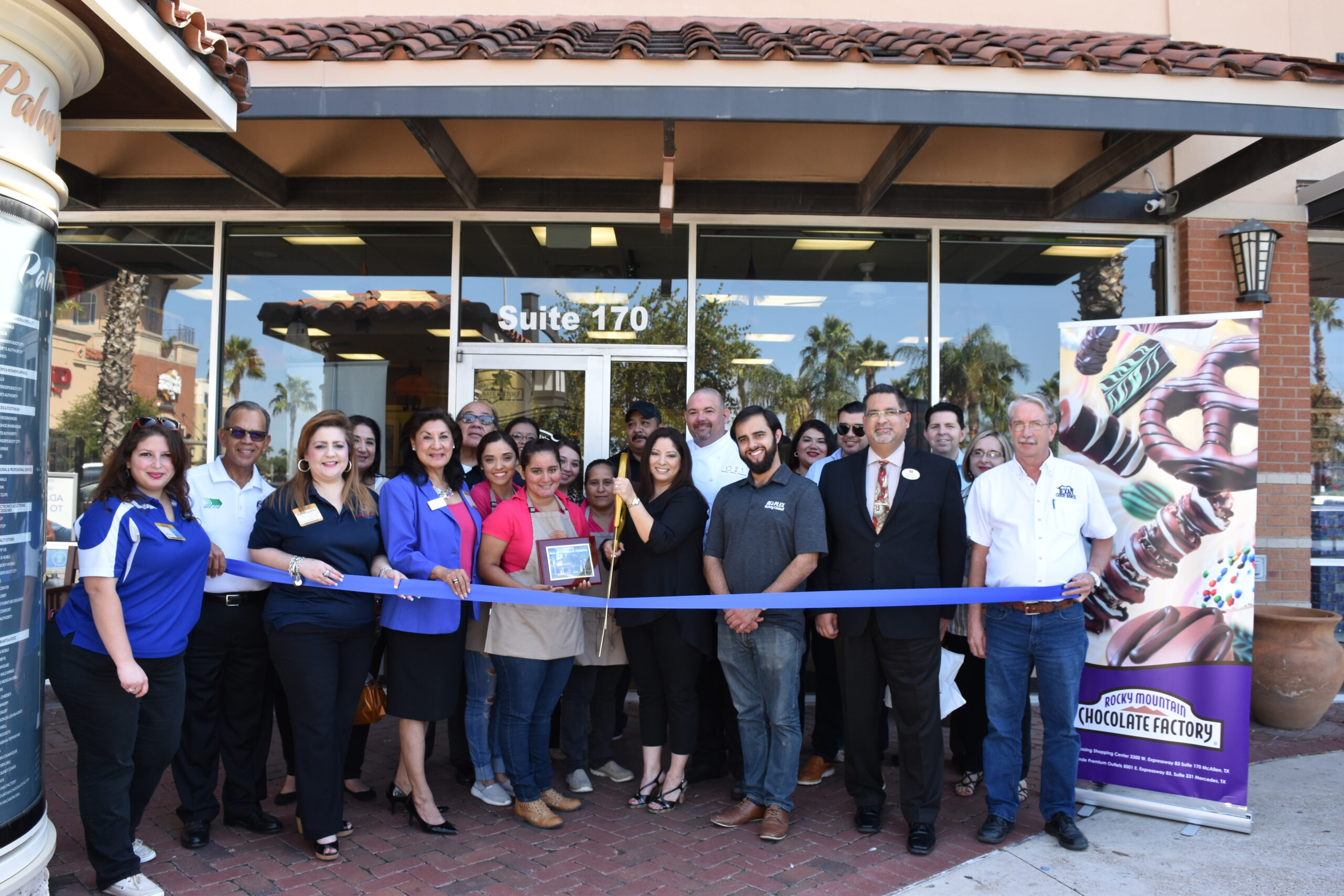 Rocky Mountain Chocolate Factory Mcallen Texas Rocky Mountain Chocolate Factory 10 Year Anniversary Ribbon Cutting